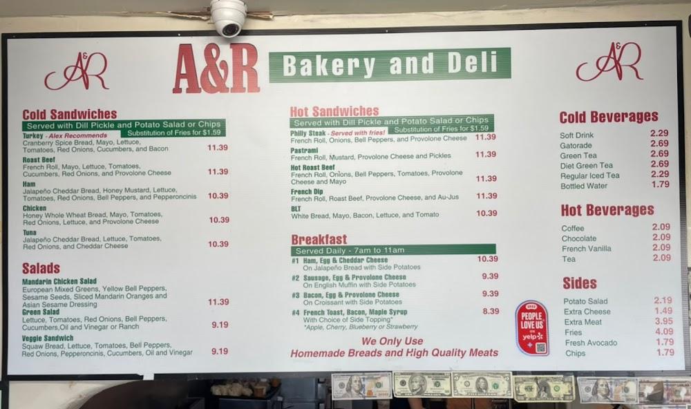 A & R Bakery Menu image 3